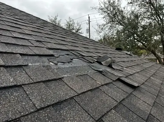 Wind-Damaged Shingle Replacement repair in Katy, TX