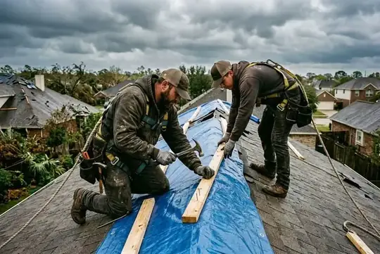 Emergency Roof Tarping in Katy, TX